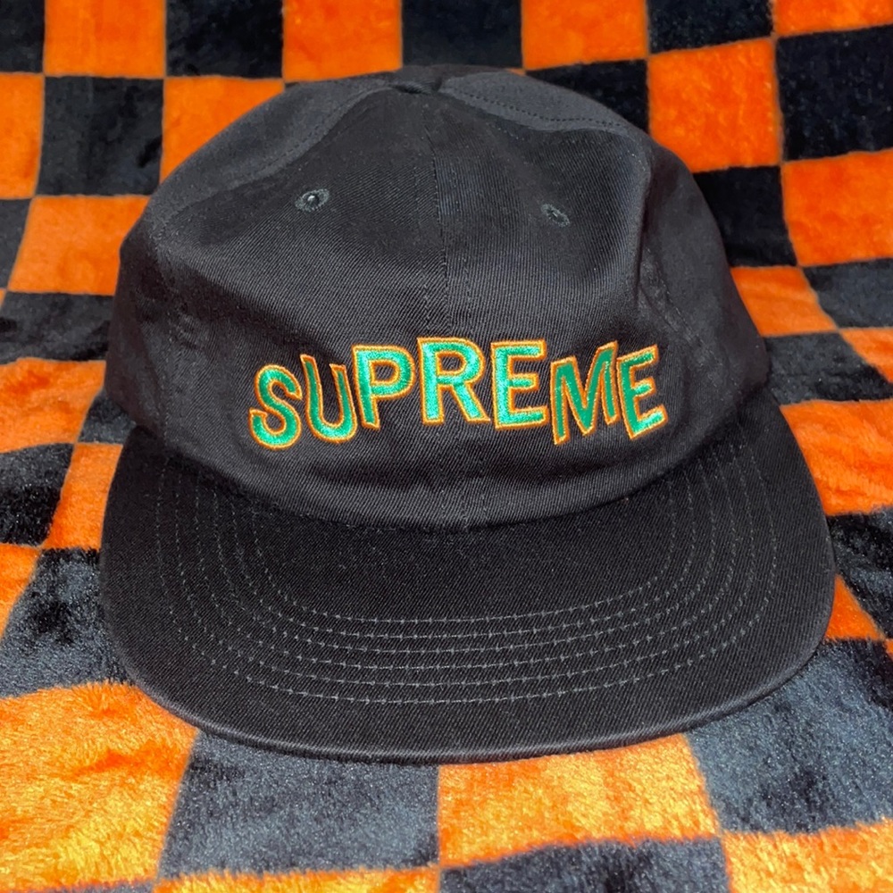 NEON EMBROIDERED STRAP BACK CAP